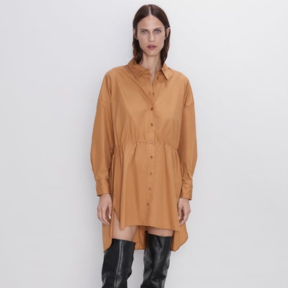 Zara Oversized Poplin Dress / Shirt
